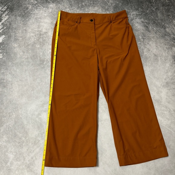 LULULEMON City Sleek 5 Pocket Wide Leg Pant. Size XL /33 - Picture 8 of 15